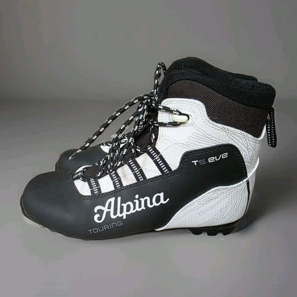 Alpina Women's T5 Eve Cross-Country Nordic Touring Ski Boots Size EU 42 Ski